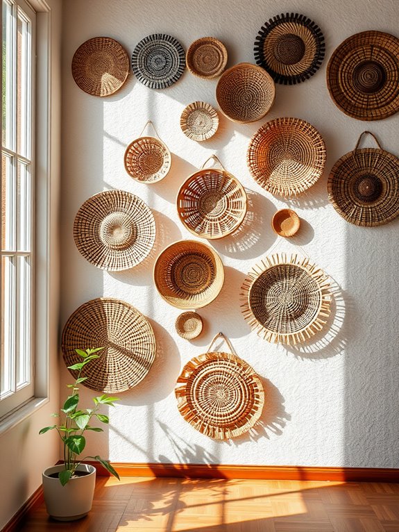 display some baskets