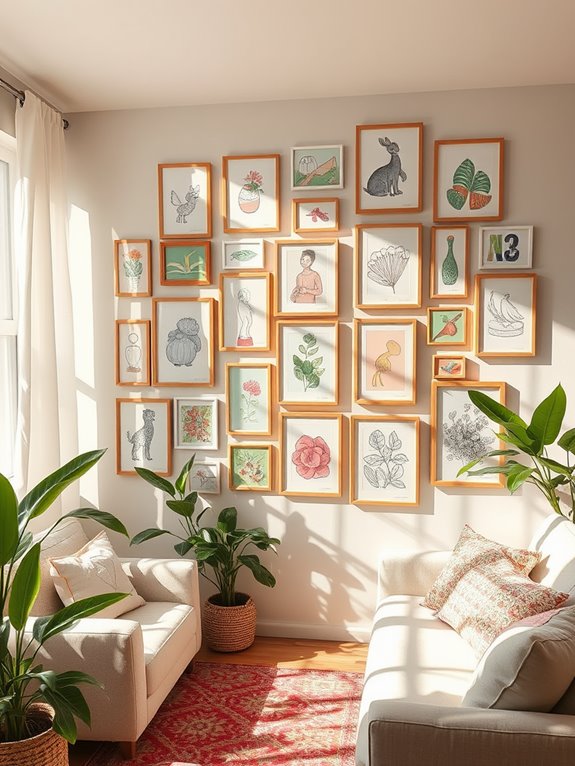 diy art display ideas