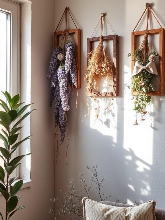 dried flowers for decor