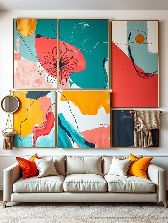 dynamic wall art display