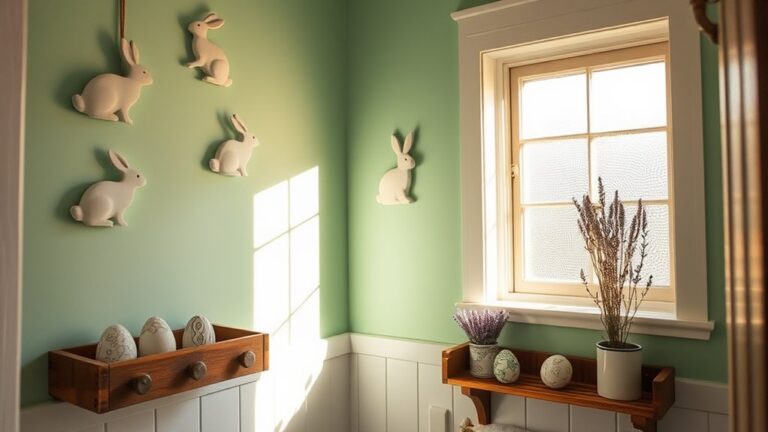 easter bathroom wall decor