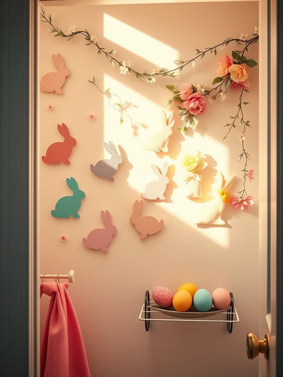 easter closet wall decor