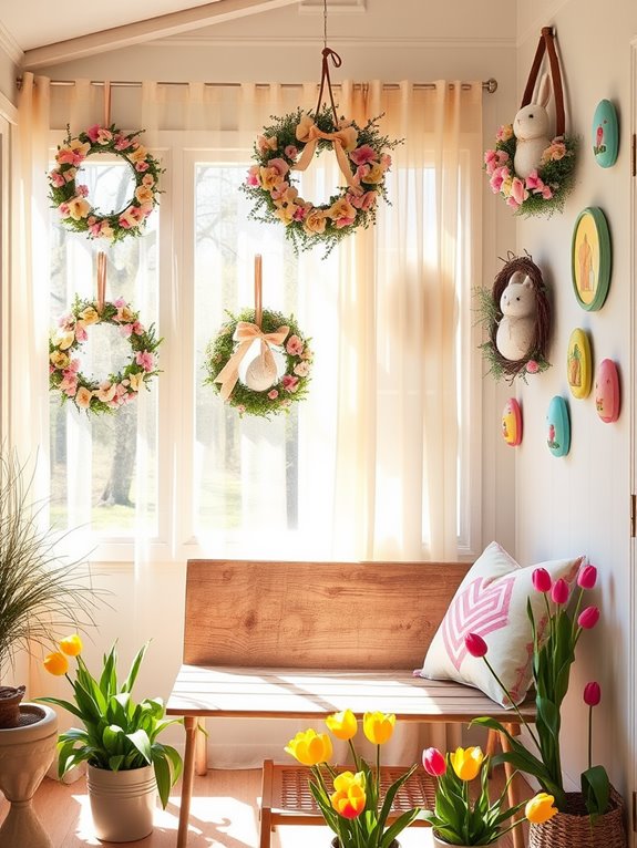 easter sunroom wall decor