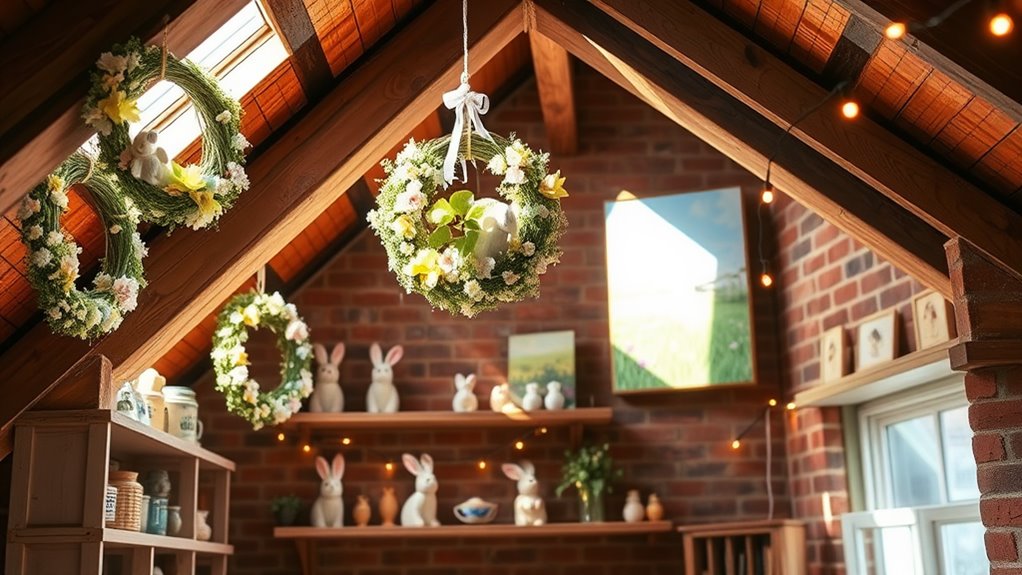 easter themed attic decor ideas