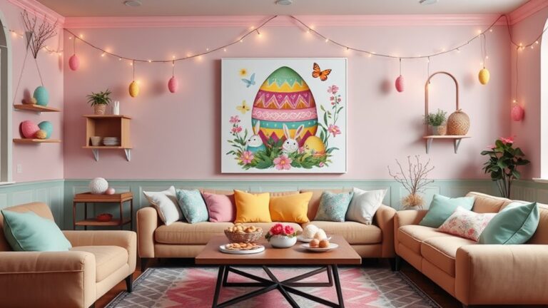 easter themed game room decor