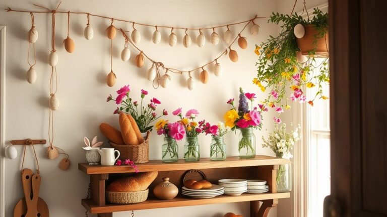 easter themed pantry wall decor