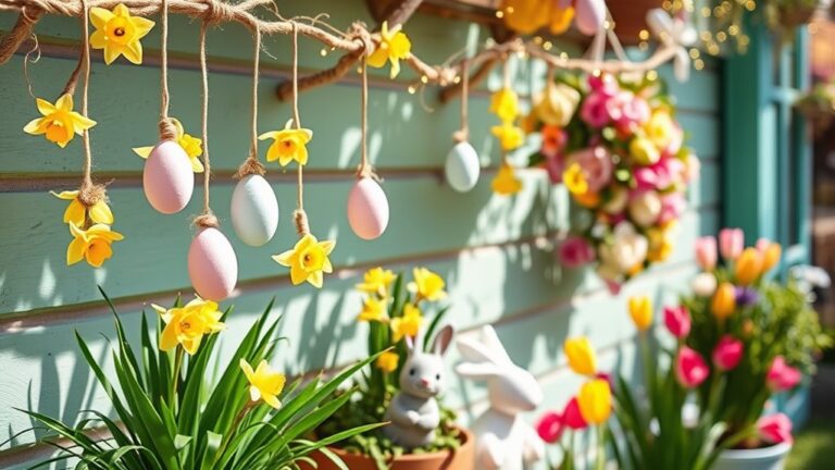 easter themed patio decorations ideas