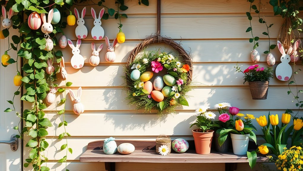 easter themed shed decorations ideas