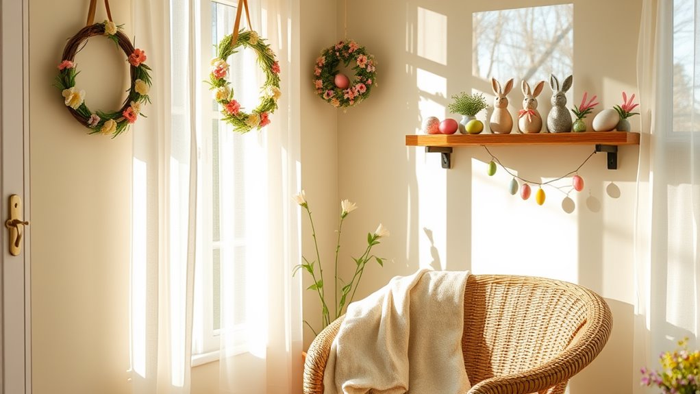 easter themed sunroom decoration ideas