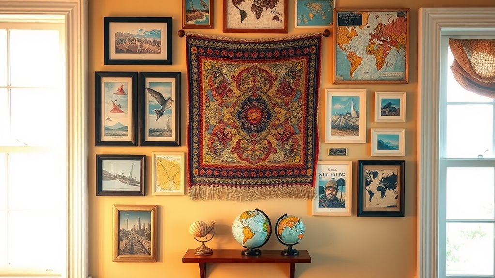 eclectic wall gallery inspiration