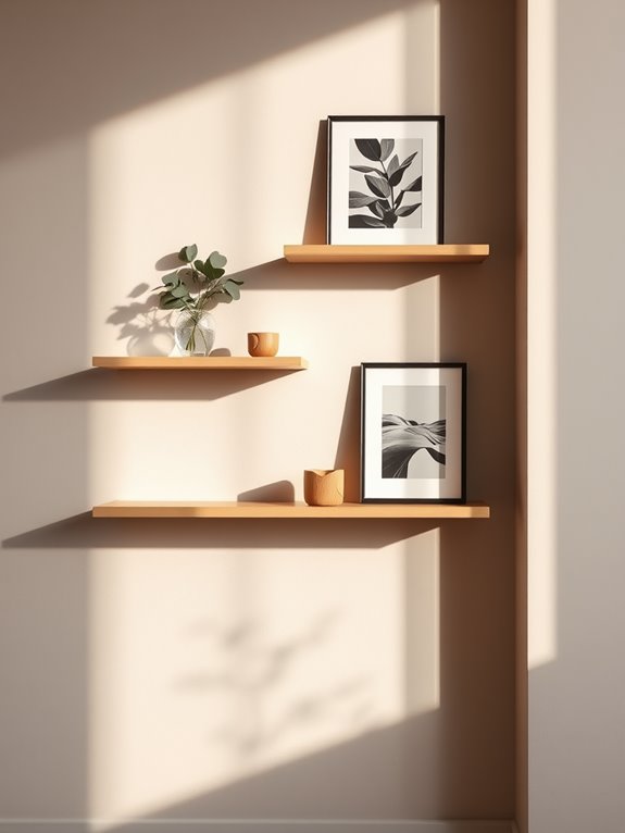 elegant wall mounted storage solution