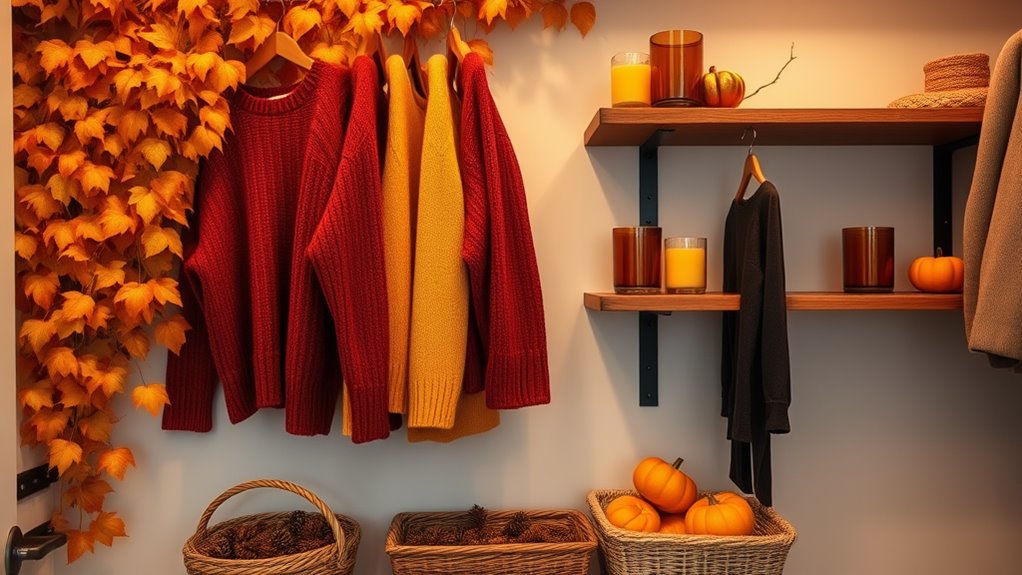 fall closet decor ideas