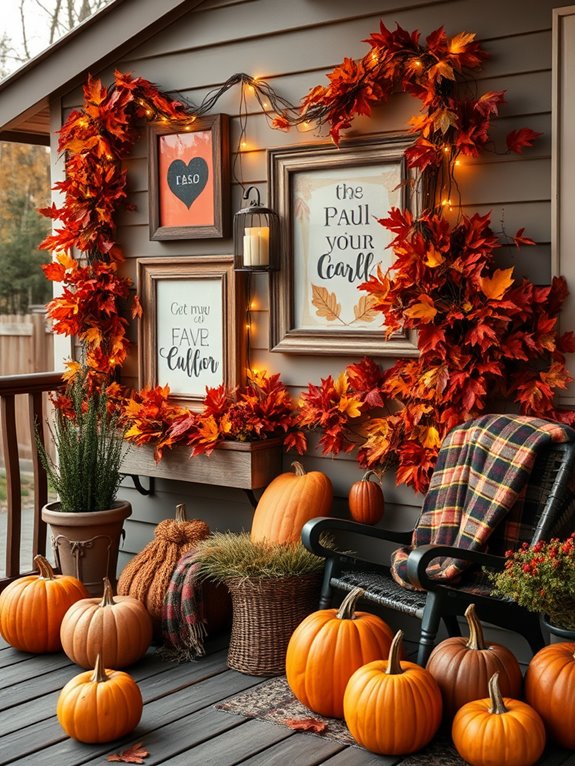 fall deck wall decor tips