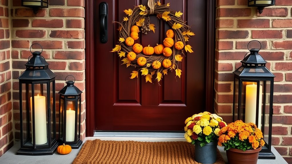 fall entryway wall decor