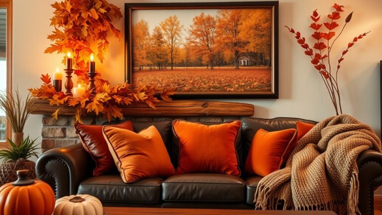 fall living room decor ideas