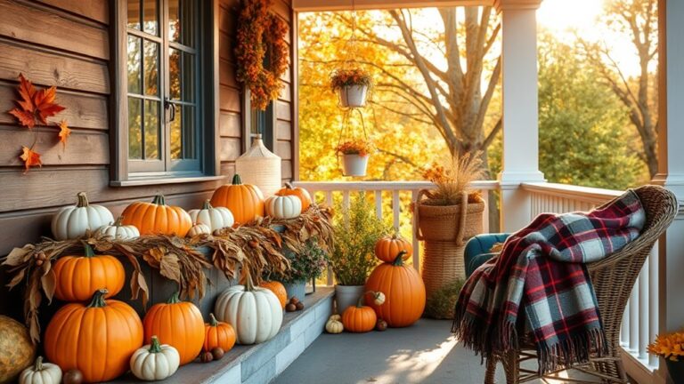 fall porch wall decor