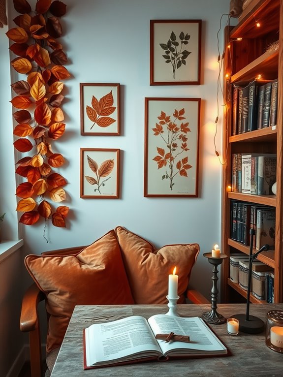 fall study room decor