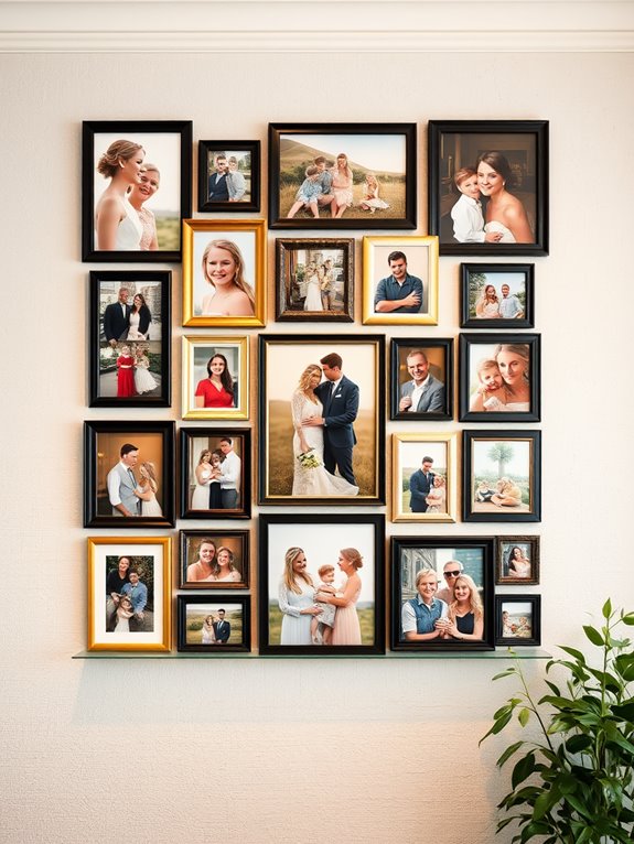 family history in frames