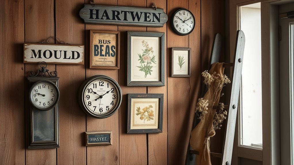 farmhouse rustic vintage decor