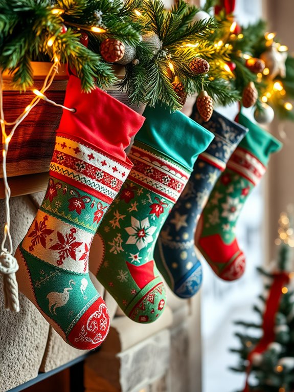 festive holiday decoration garland