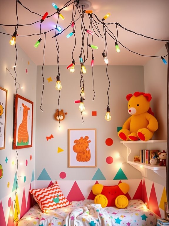 festive illuminated string decorations