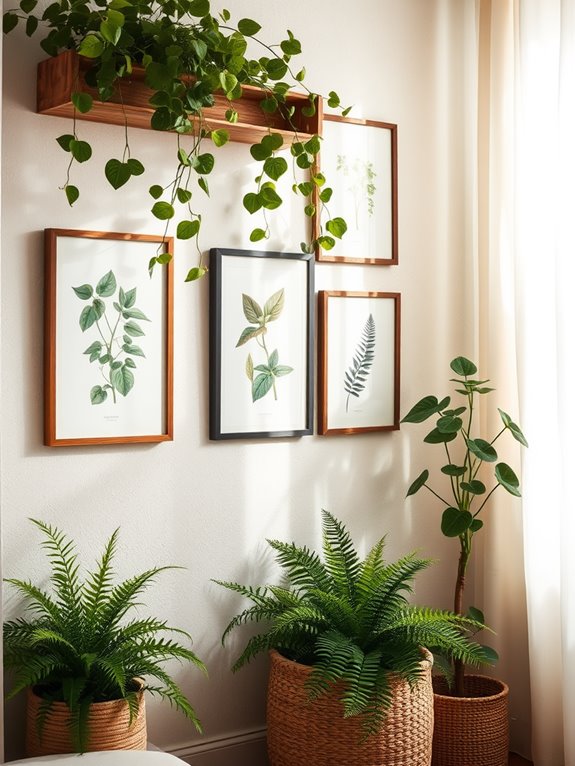 framed botanical art prints