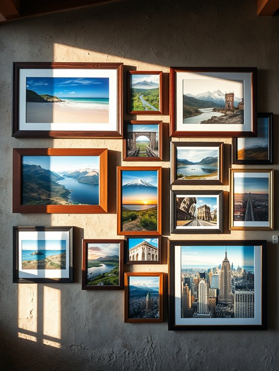 framed captivating travel moments