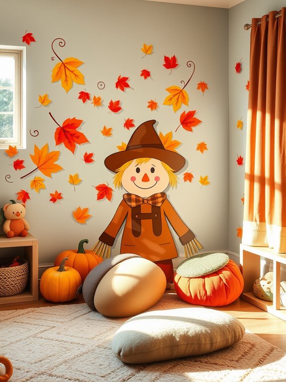 fun fall decor stickers