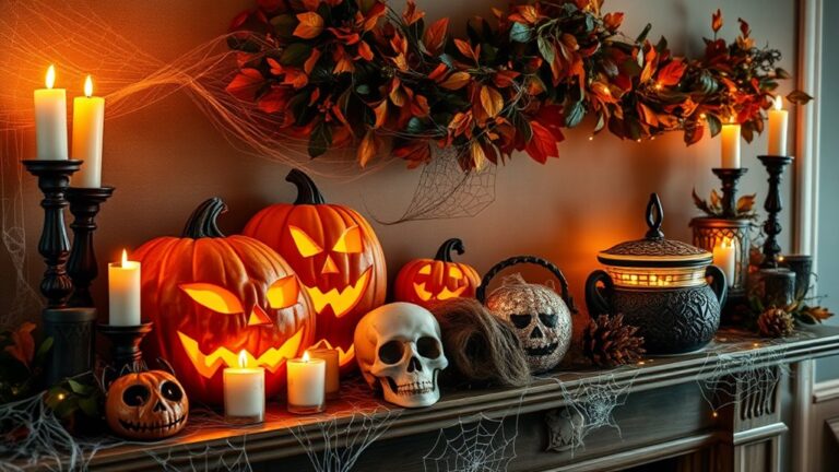 halloween mantel decor ideas