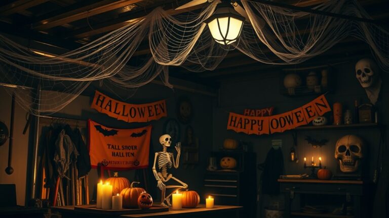 halloween themed garage decorations ideas