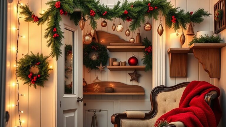 holiday closet wall decor