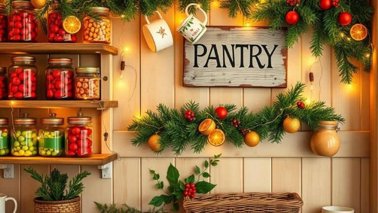 holiday pantry wall decor