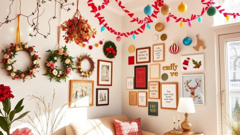 holiday themed wall decorations