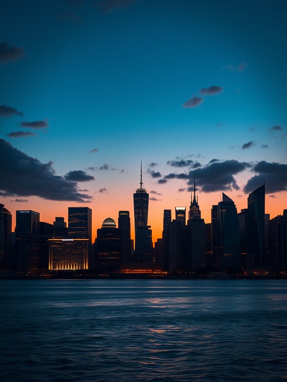 iconic urban skyline views