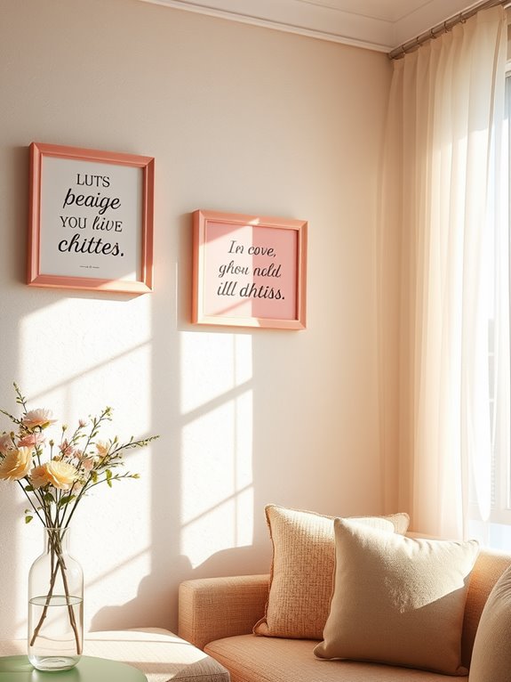 inspiring wall quote decor