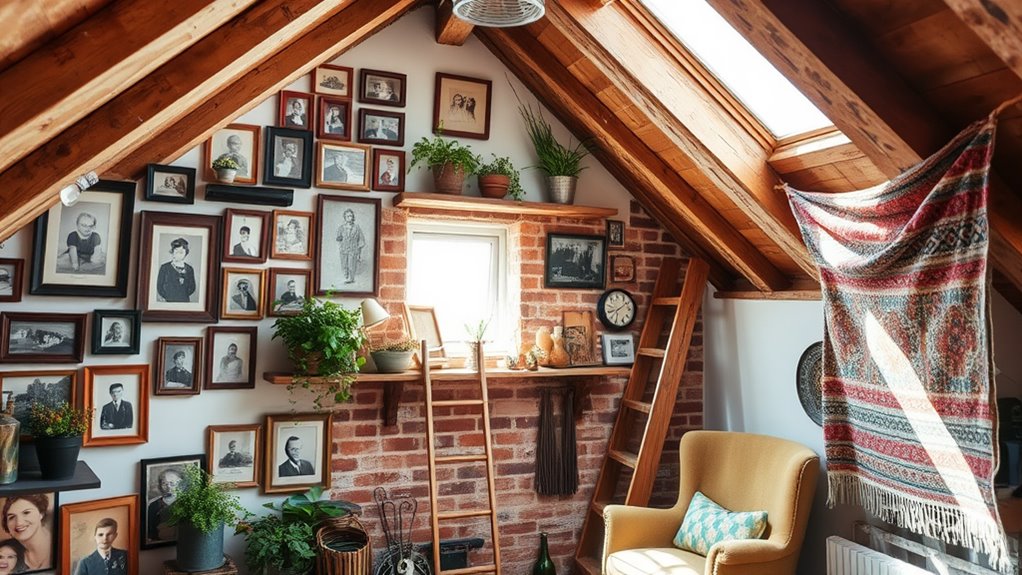 labor day attic decor