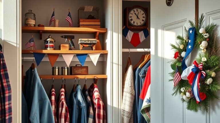 labor day closet decor ideas