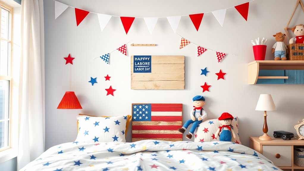 labor day kids decor