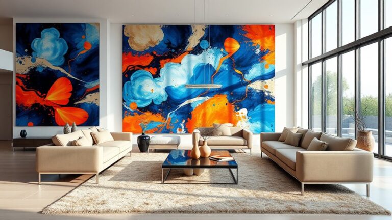 large abstract art pieces