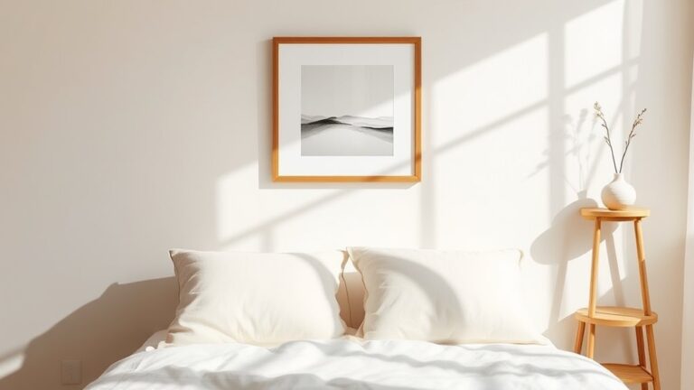 minimalist bedroom wall decor