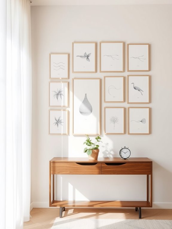 minimalist gallery wall tips