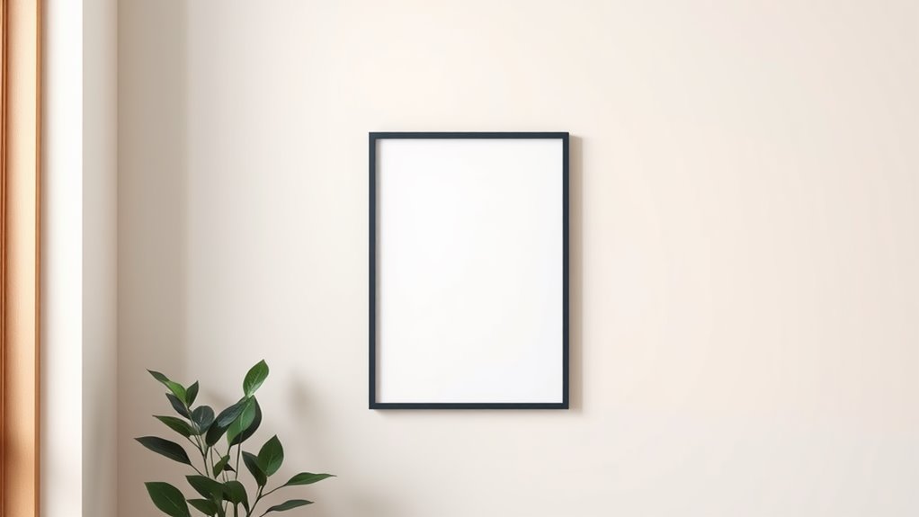 minimalist wall decor colors