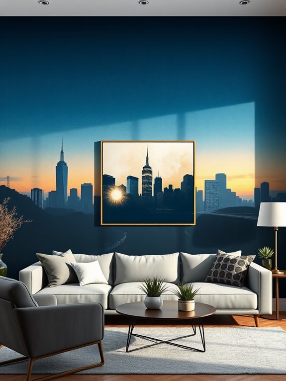 modern city skyline design