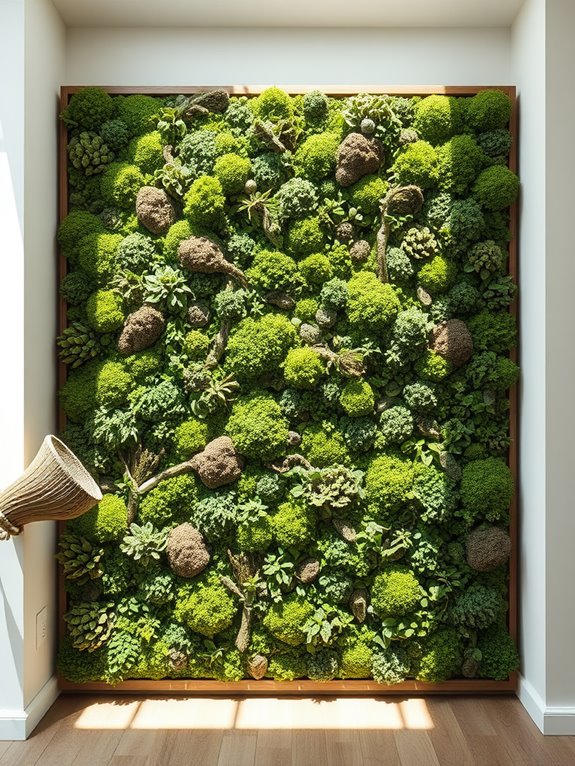 natural green wall decor