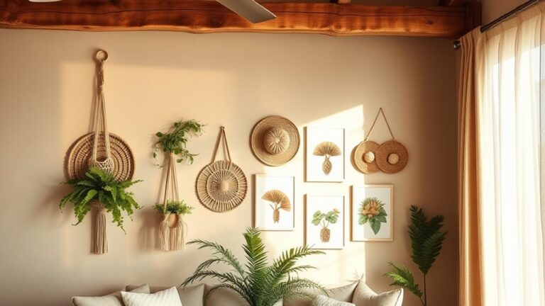 natural materials wall decor