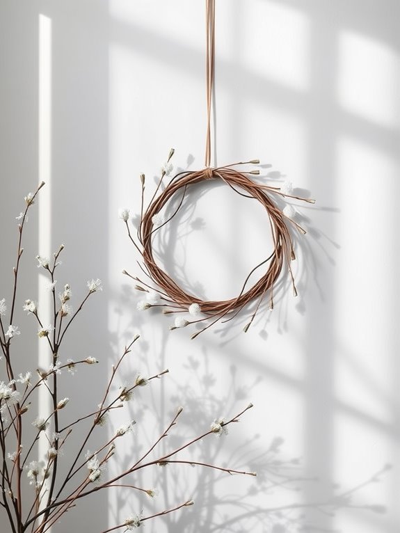 natural minimalist wreath designs