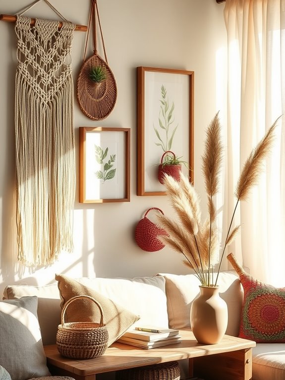 nature inspired boho decor elements