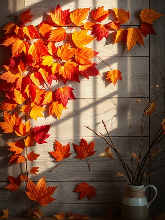 nature inspired leaf artwork