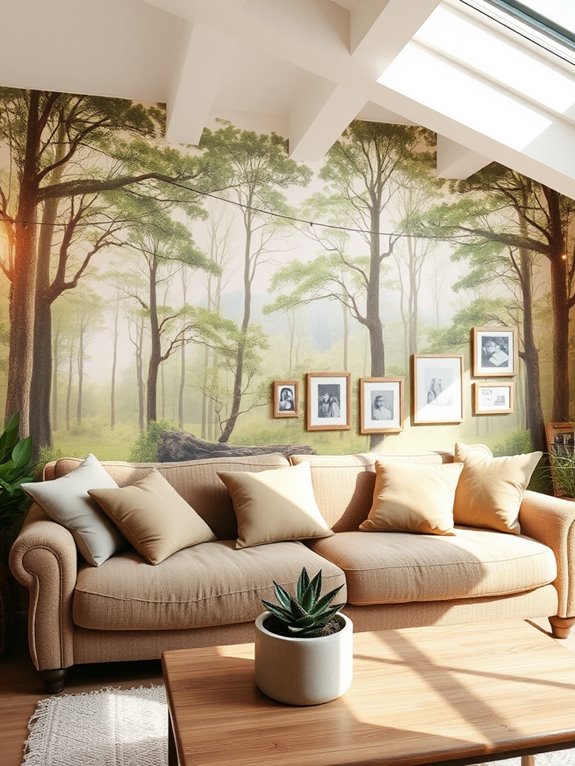 panoramic wallpaper transforms spaces