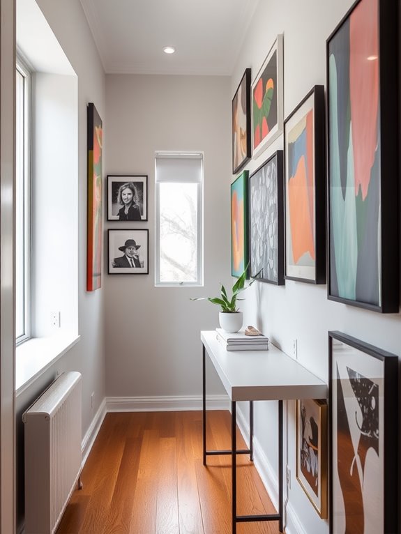 personalize your hallway art